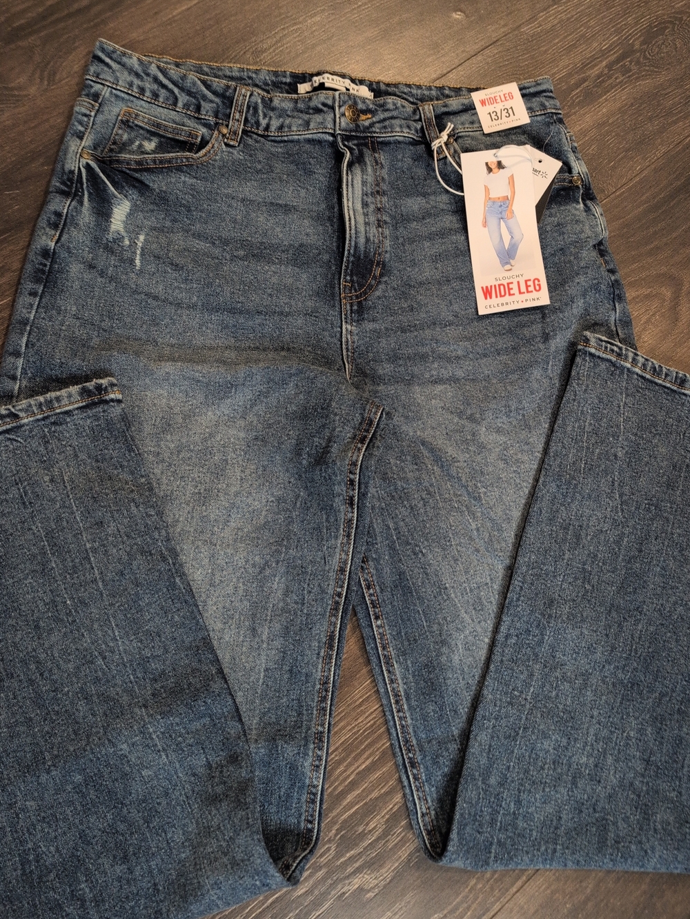 Wide Leg Women’s Jeans - Blue Denim
